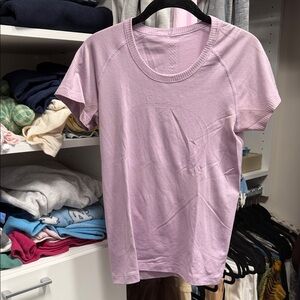 lululemon athletica Short Sleeve Crewneck Tee in Light Lavender